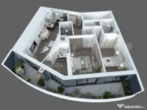 Apartament cu 4 camere, 93,1 mp, Ansamblu Rezidential, Zoril