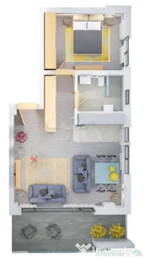 UP Boutique - Pipera Voluntari - APARTAMENT 2 CAMERE finisaj