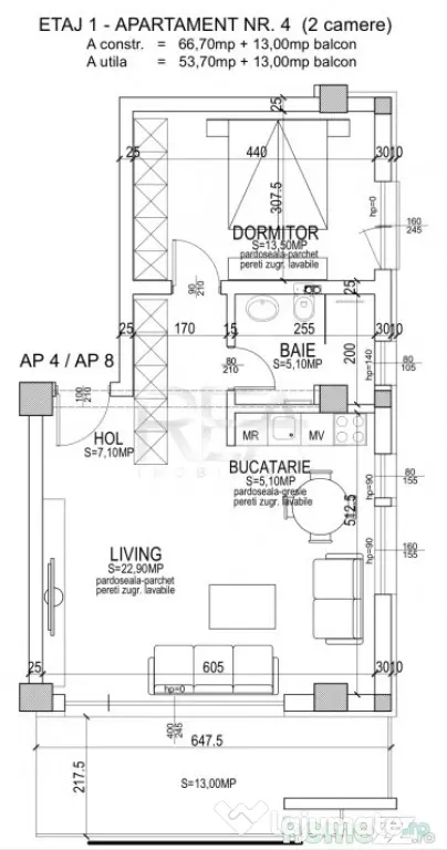 UP Boutique - Pipera Voluntari - APARTAMENT 2 CAMERE finisaj - Bucuresti (Bucuresti-Ilfov)