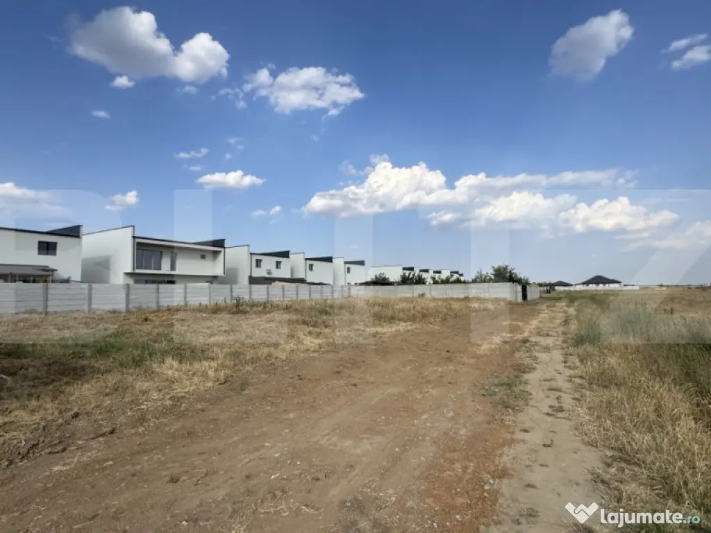 Parcele teren de 566 mp, front dublu de 30 m, utilități, z