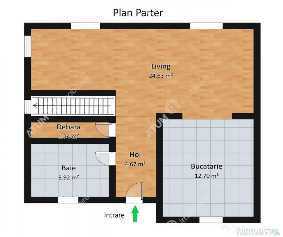 Casa cu 4 camere 2 bai si teren de 230 mp Selimbar