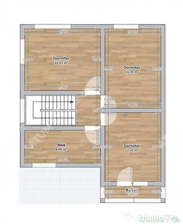 Casa cu 4 camere 2 bai si teren de 230 mp Selimbar