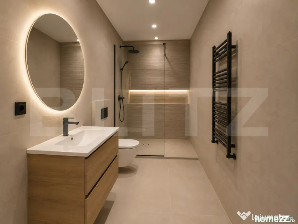 Apartament 2 camere, 53 mp, etaj intermediar, bloc nou, Zona