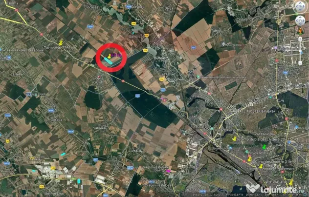 Teren pentru constructii 9.9 ha/locatie strategica,