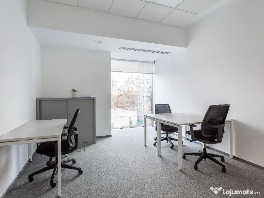 Spațiu de birou frumos proiectat pentru 1 persoană în Spaces Unirii