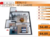Comision 0%! Apartament 2 camere, EXCLUSIV in Blitz, zona Im