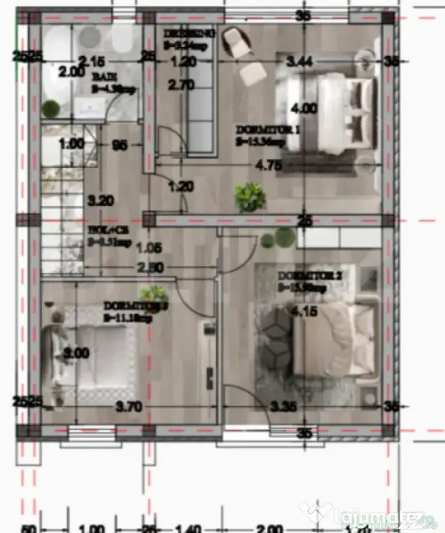 Duplex modern zona Dedeman – 3 dormitoare, toate utilită? - Bistrita (Bistrita-Nasaud)