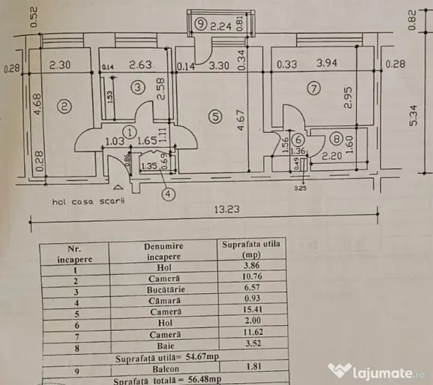 CINA-3cam, cf1, sd, 3/4, T, usi schimbate, intab - 61900 eur