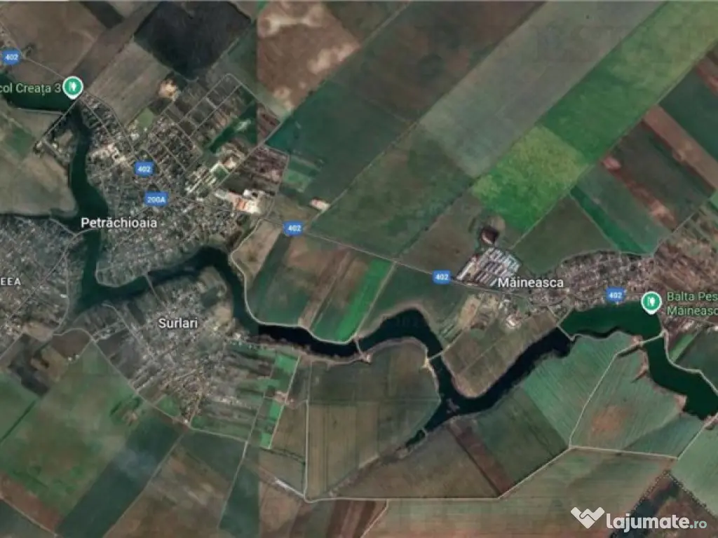 Oferim spre 6 loturi de teren extravilan (agricol) in Petra