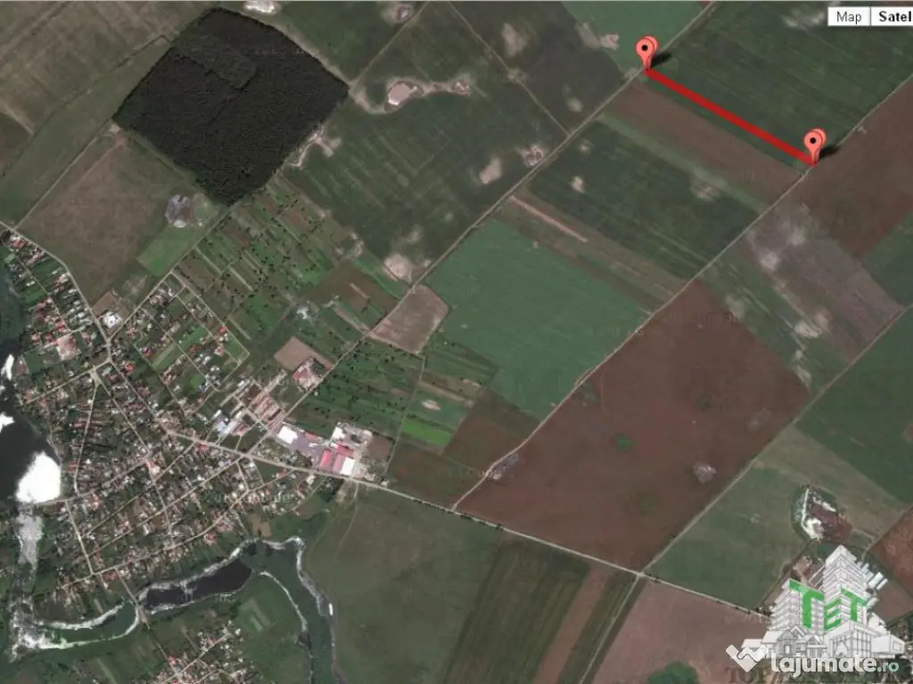 Oferim spre 6 loturi de teren extravilan (agricol) in Petra