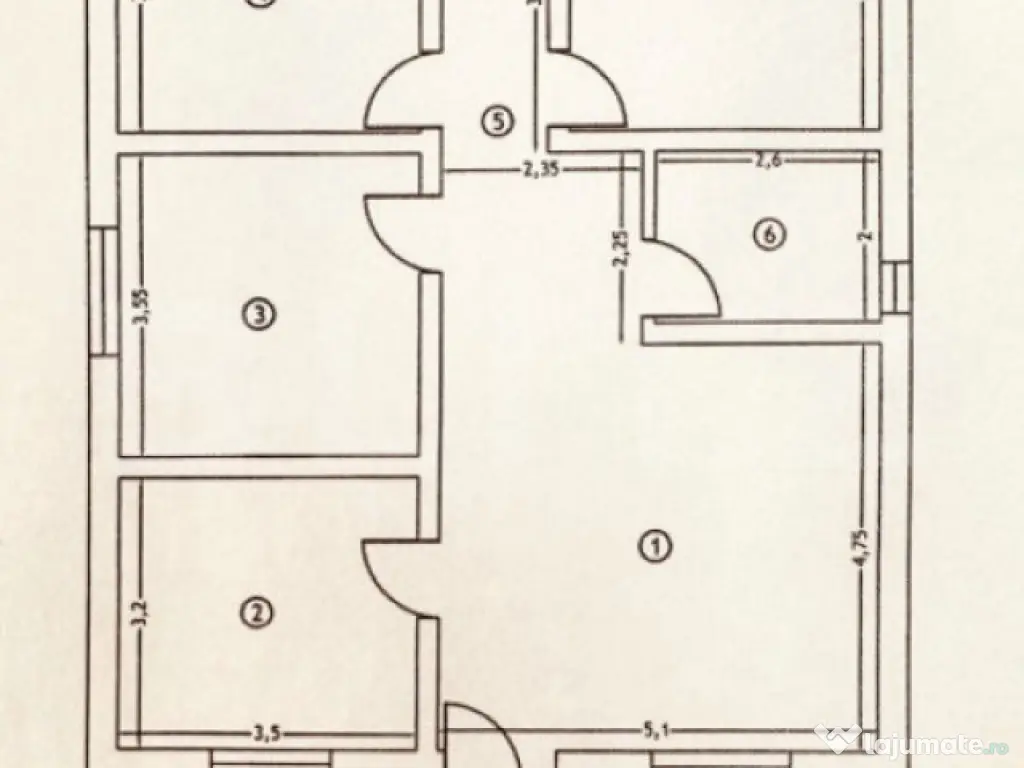 Casa plan parter de vanzare, cu 4 camere, 110 mp utili, zona