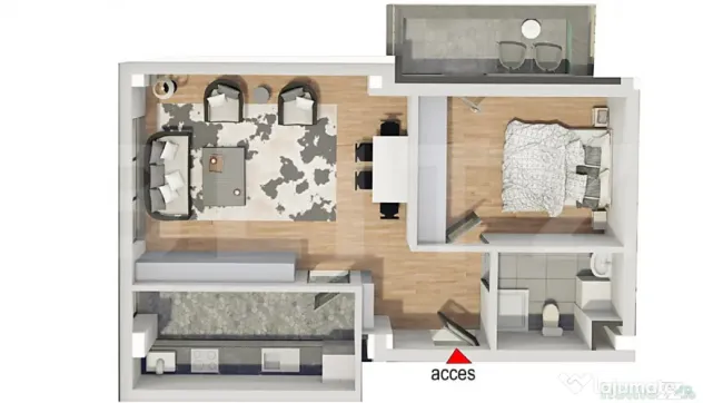 Comision 0!Apartament 2 camere,confort sporit,Bloc Nou,Petro - Cluj-Napoca (Cluj)
