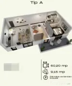 Apartament 3 camere Torontalului, parter, bloc nou