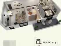 Apartament 3 camere Torontalului, parter, bloc nou