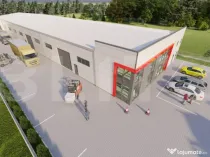 Hala moderna, acces din E576, birouri, 1658 mp utili, rampa