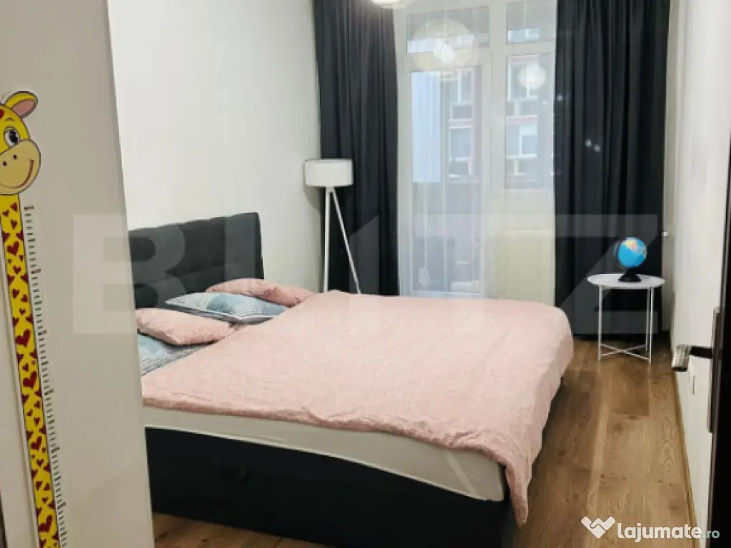 Apartament cu 3 camere si 2 bai, 62,86 mp, zona Iris