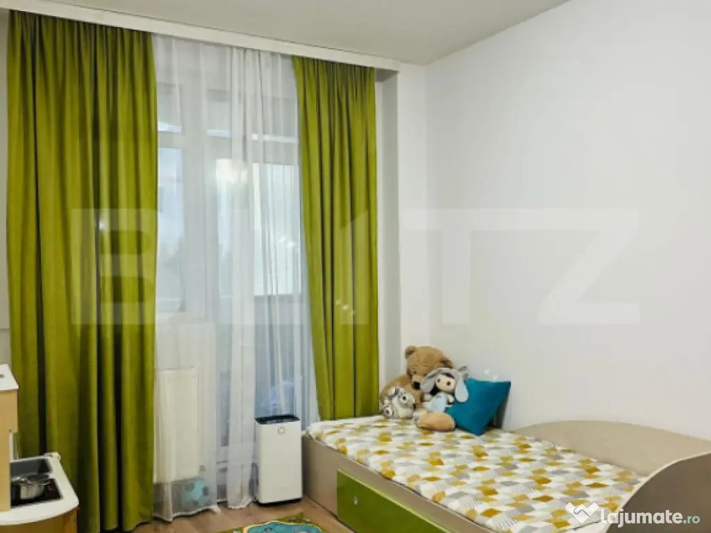 Apartament cu 3 camere si 2 bai, 62,86 mp, zona Iris