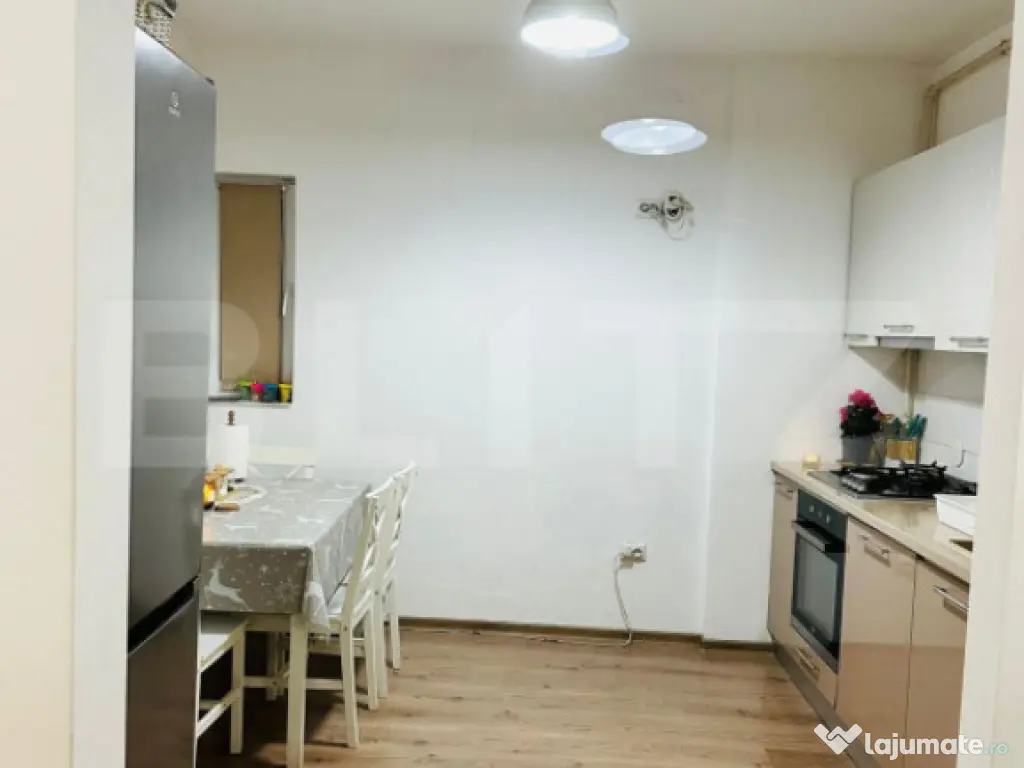 Apartament cu 3 camere si 2 bai, 62,86 mp, zona Iris