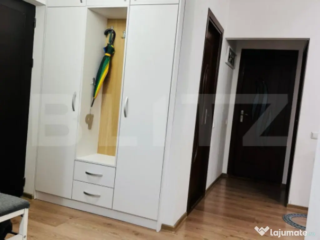 Apartament cu 3 camere si 2 bai, 62,86 mp, zona Iris