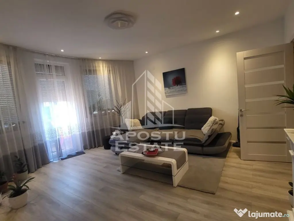 Apartament cu 3 camere,2 bai,renovat,complet mobilat utilat,Girocului - Timisoara (Timis)