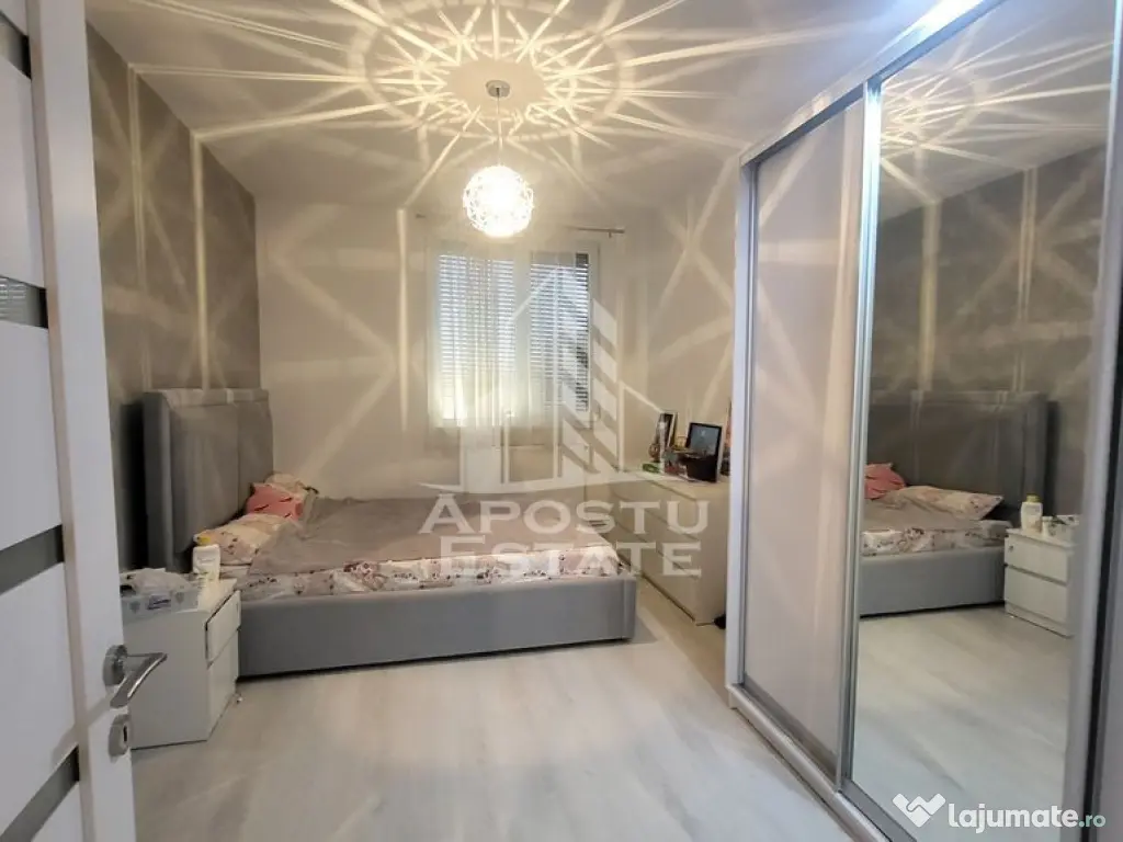 Apartament cu 3 camere,2 bai,renovat,complet mobilat utilat,Girocului - Timisoara (Timis)
