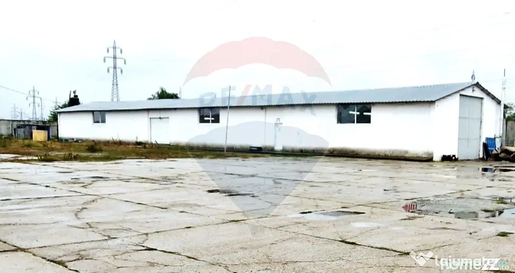 DE INCHIRIAT HALA 450 mp + 1000 mp platou betonat - ISALNITA