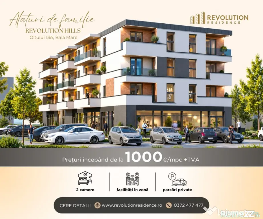 NEW! COMISION 0% - Apartamente cu 2 camere - Oltului 13A, Baia Mare - Baia Mare (Maramures)
