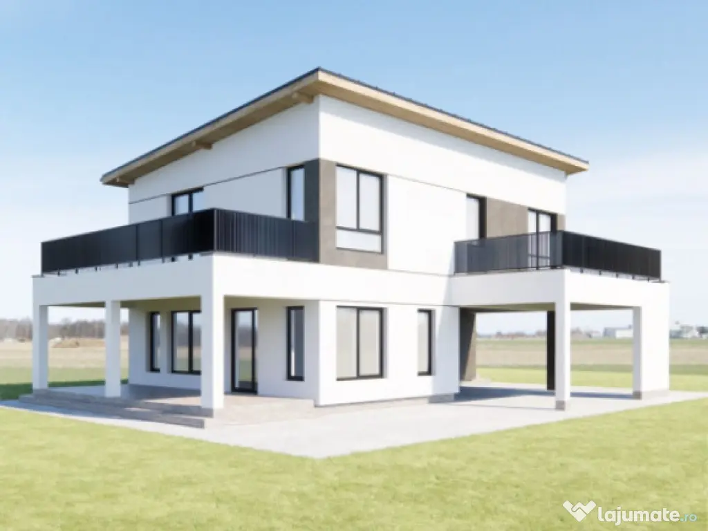 Casă individuală la roșu – 130 mp utili, teren 440 mp,