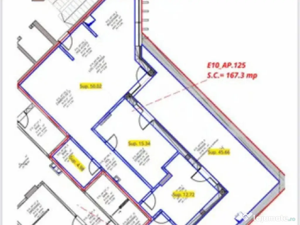 Penthouse 90 mp utili, terasă 40 mp, zona Tudor, Skyline