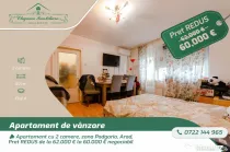 Apartament cu 2 camere, zona Podgoria, Arad