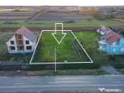 Teren Intravilan la Strada Principala 7km de Satu Mare 