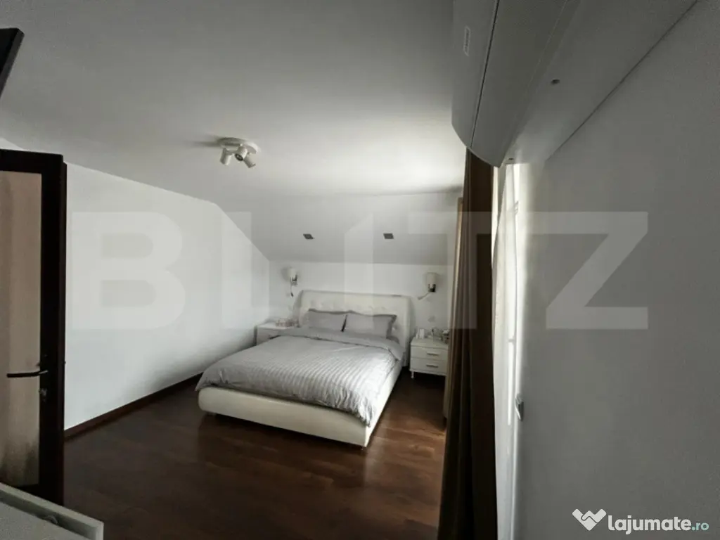 Casa cu piscina, 4 camere, sistem smart home