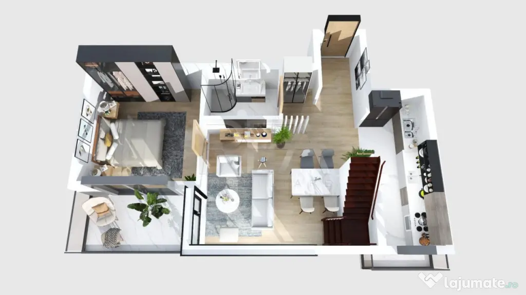 Duplex 4 camere - finisaje la alegere - Moșilor