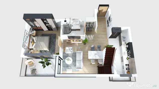 Duplex 4 camere - finisaje la alegere - Moșilor