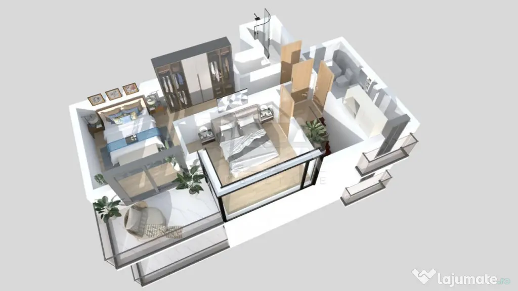 Duplex 4 camere - finisaje la alegere - Moșilor