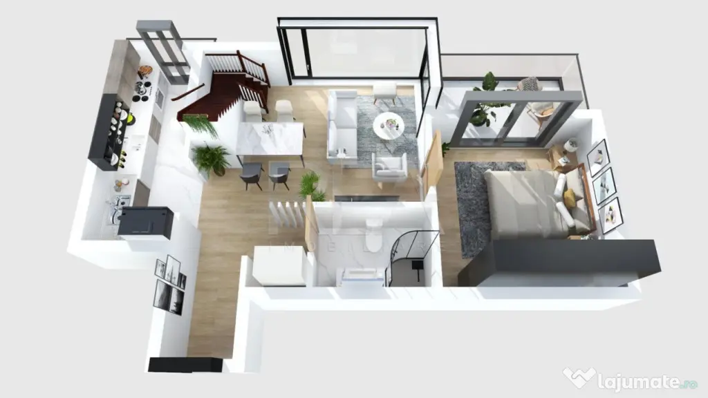 Duplex 4 camere - finisaje la alegere - Moșilor