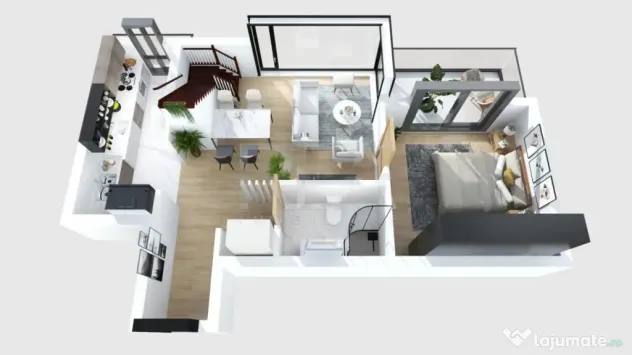 Duplex 4 camere - finisaje la alegere - Moșilor