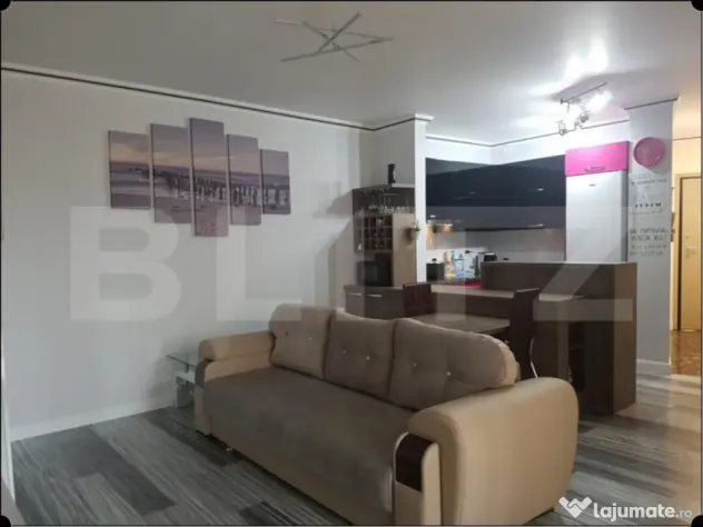 Apartament 2 camere, 54 mp, modern, mobilat, zona Platinia