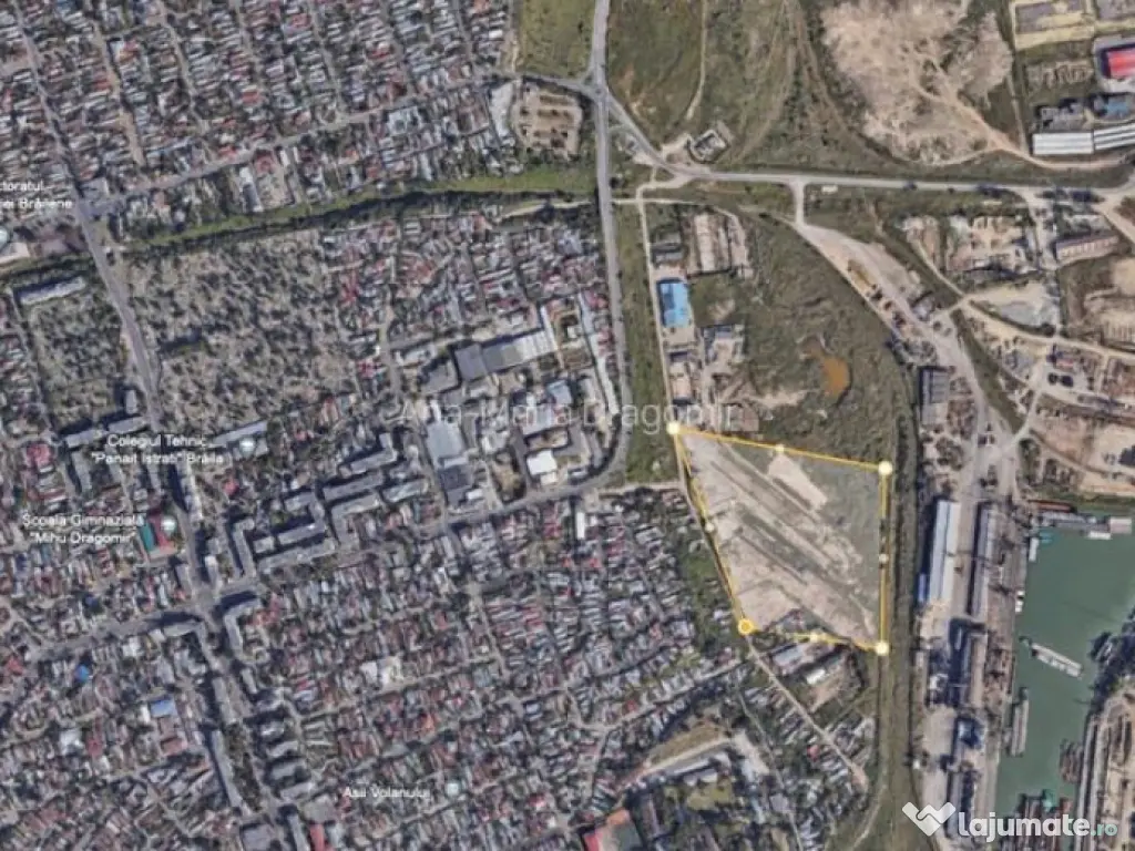 Inchiriez teren integral sau parcelat BRAILA, 63.000 mp.