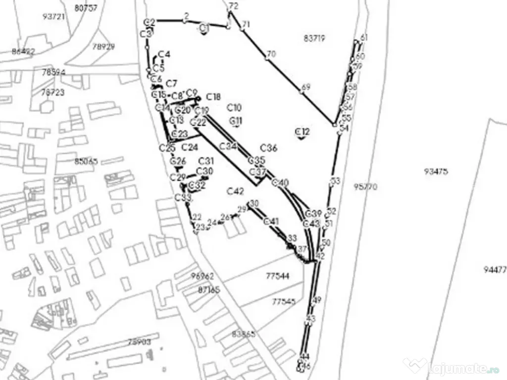 Inchiriez teren integral sau parcelat BRAILA, 63.000 mp.