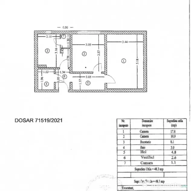 Apartament 2 Camere Decomandat Parc Moghioros