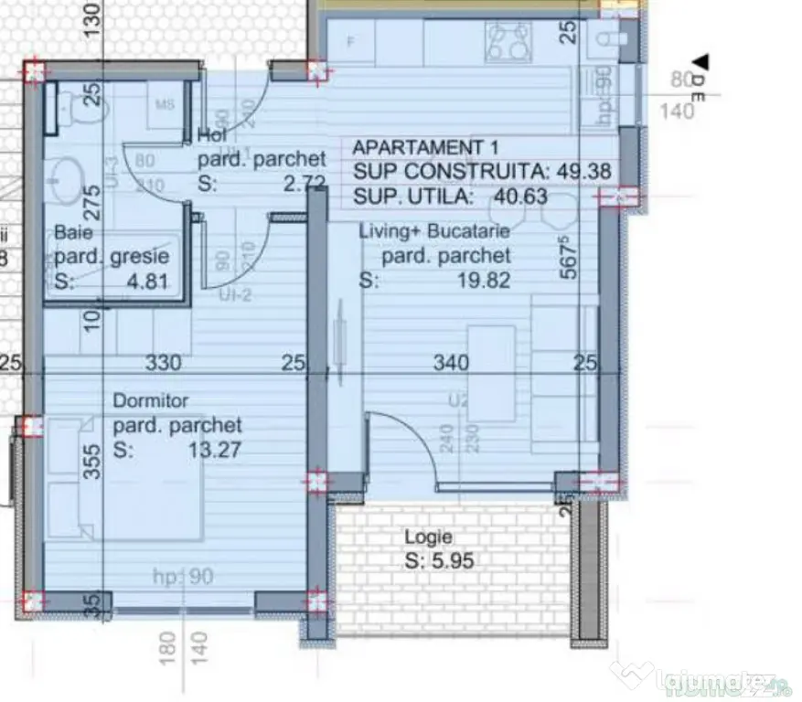 Apartament 3 camere, 58 mp, zona Independentei - Baia Mare (Maramures)