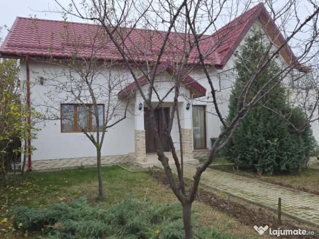 Casa 197 mp, garaj, foisor, gratar, teren 780 mp la 100 m d