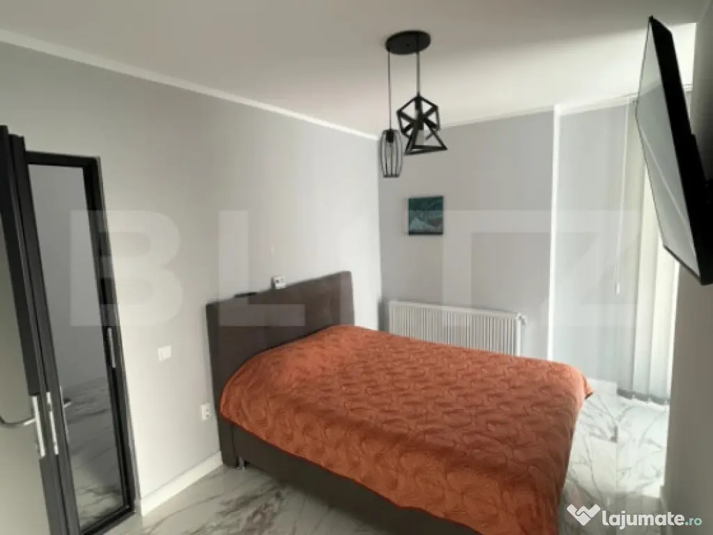 Apartament nou de 2 camere, complet mobilat si utilat modern