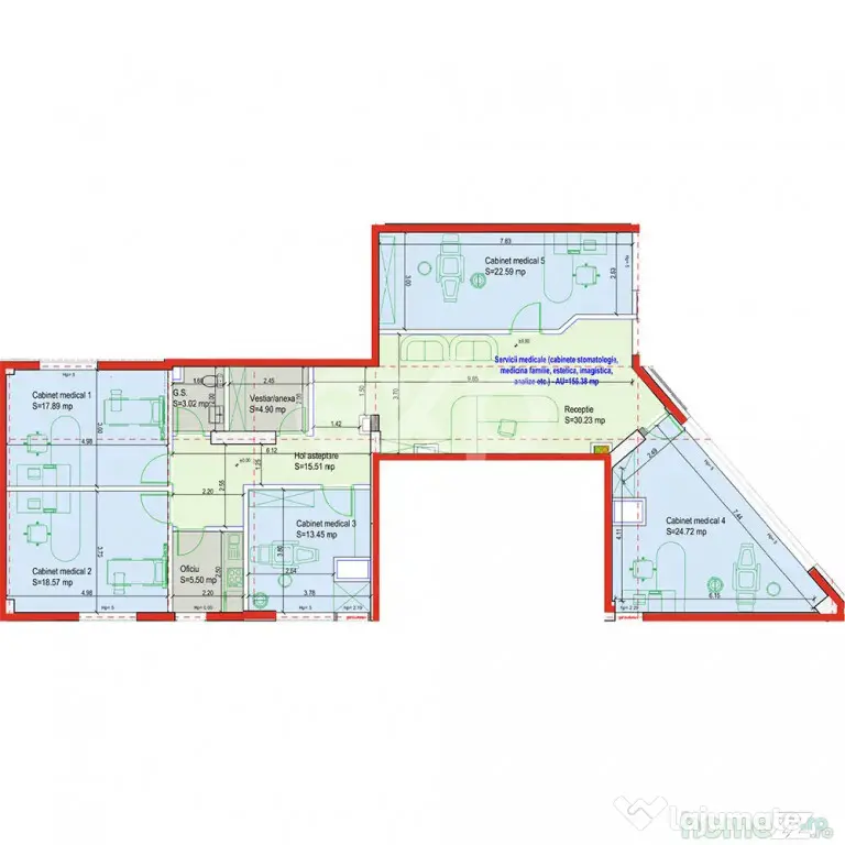 Spatiu Comercial, Strada Burebista, 162mp, 0% COMISION