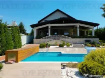 Vila cu deschidere la lac, piscina, garaj inchis - Branesti,