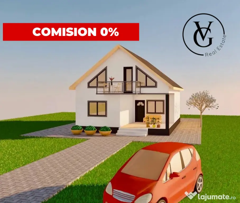 Casa P+M, 300 mp, 5 camere | Lumina | Predare la cheie