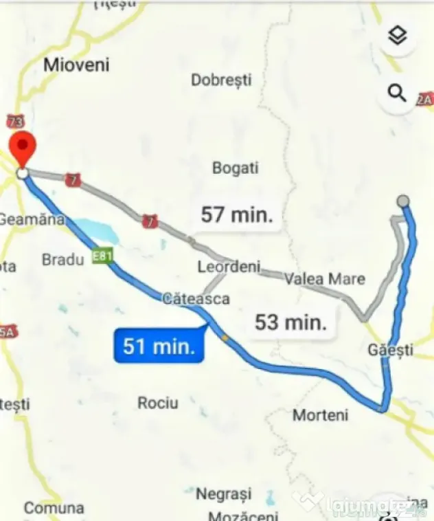 Teren parcelat intravilan 1040 mp – Cobia, sat Mislea – - Mislea (Dambovita)