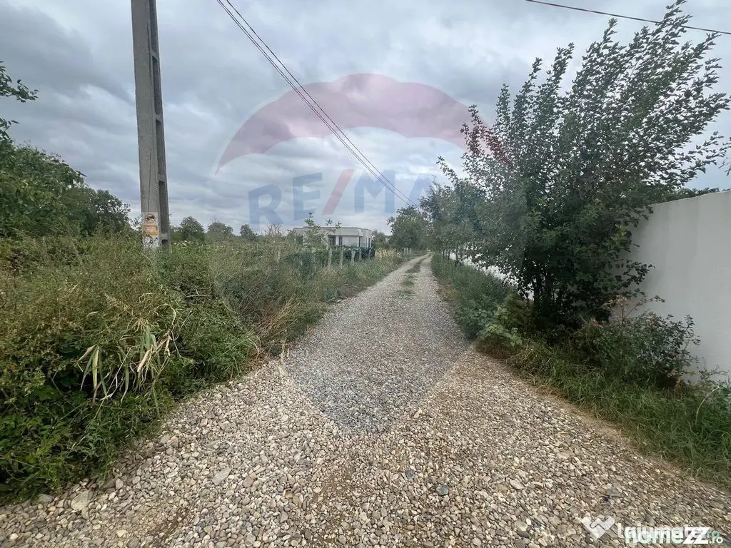 Teren intravilan 1300mp Campineanca / Intrare din Strada ...