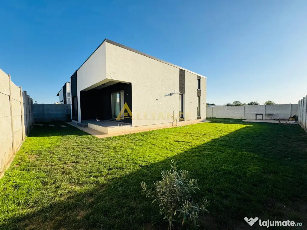 Casa de –TEREN 440mp–4 camere mari–Proiect modern